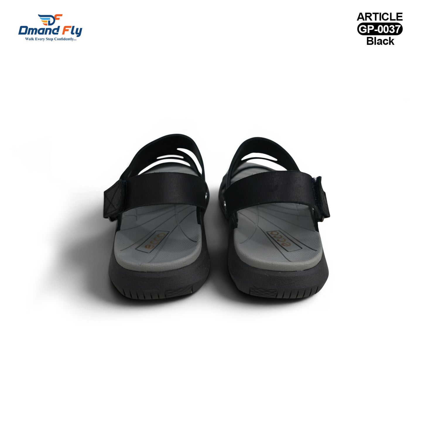 GP-0037 Leather Sandal (Black)