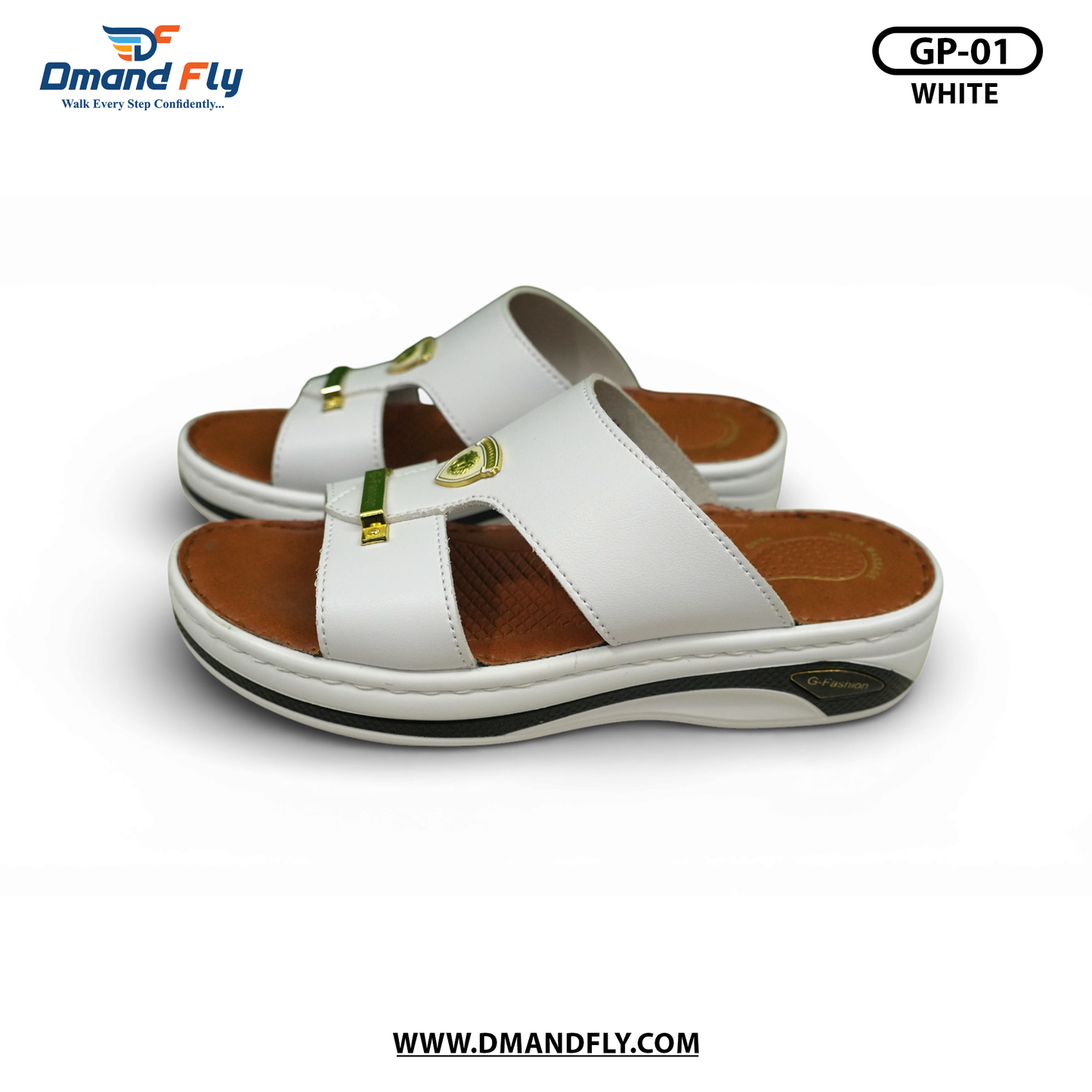 GP-01 Arabian High Sandal (White)