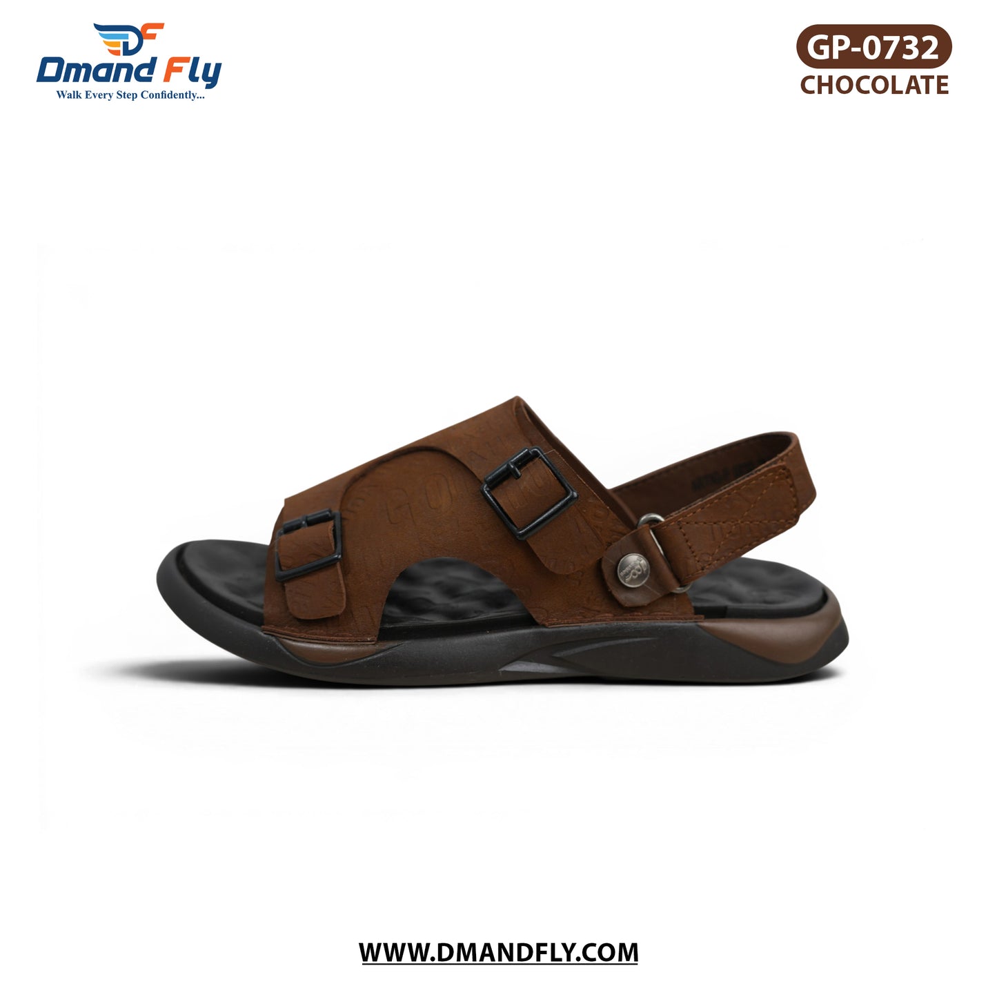GP-0732 Leather Sandal (Chocolate)