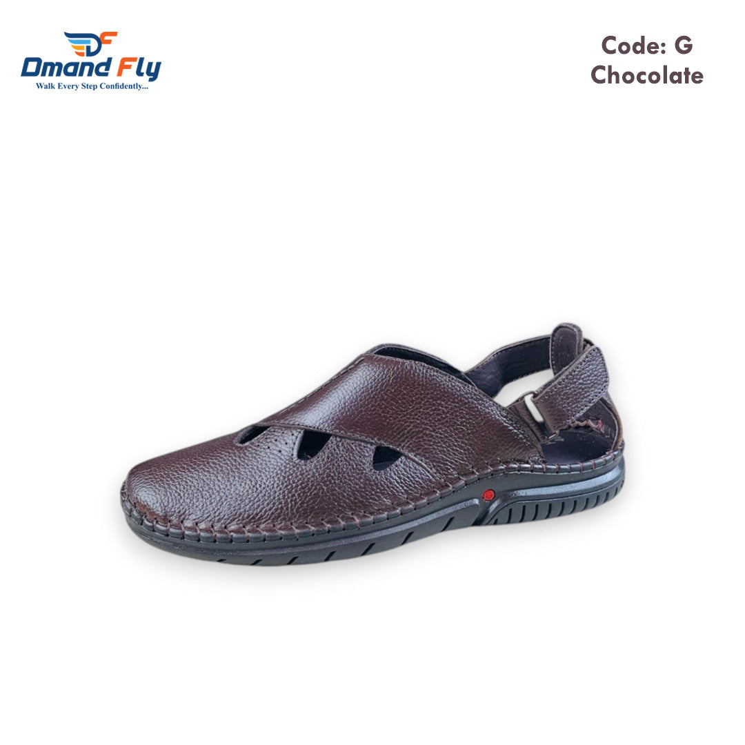 G Leather Sandal