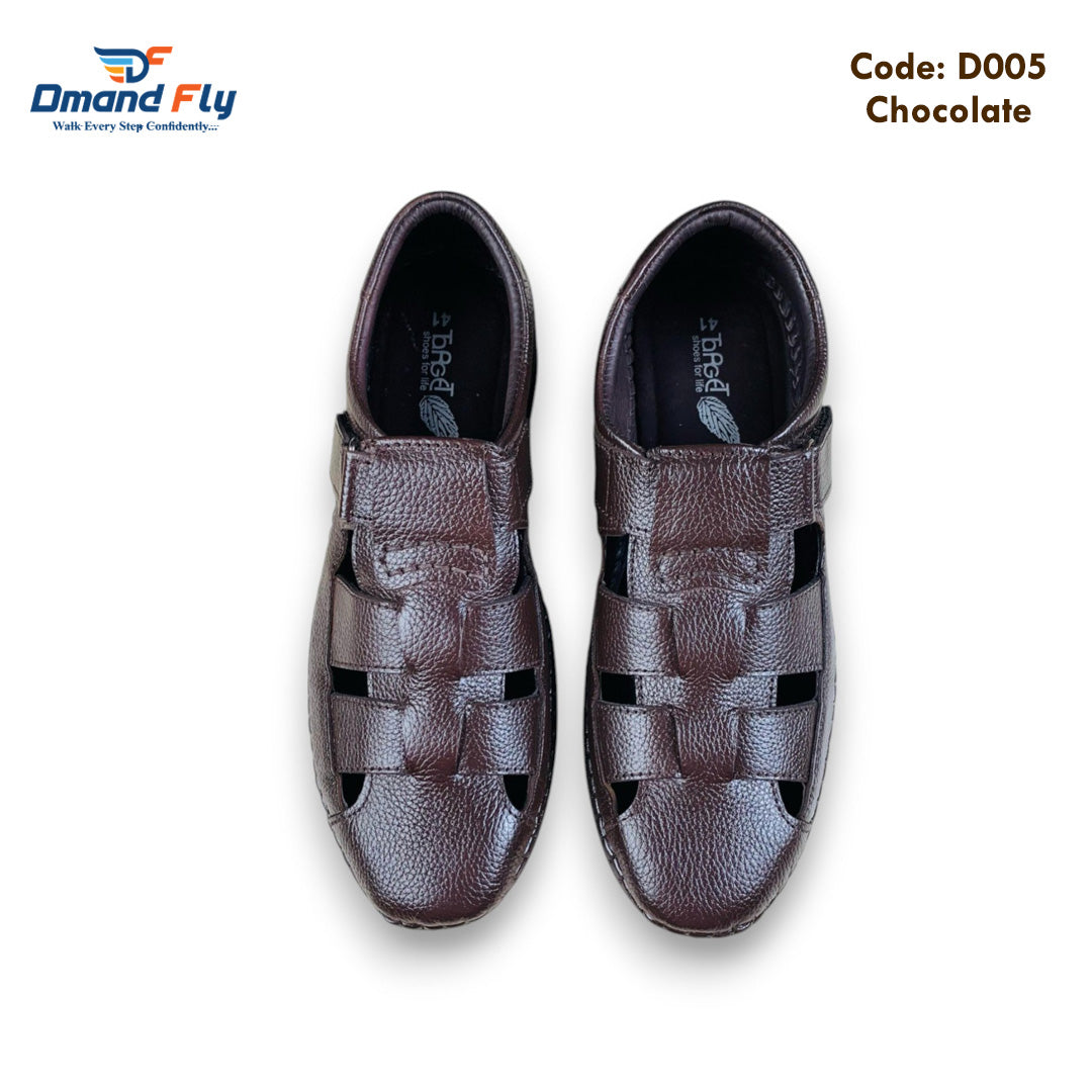 D005 Leather Sandal (Chocolate)