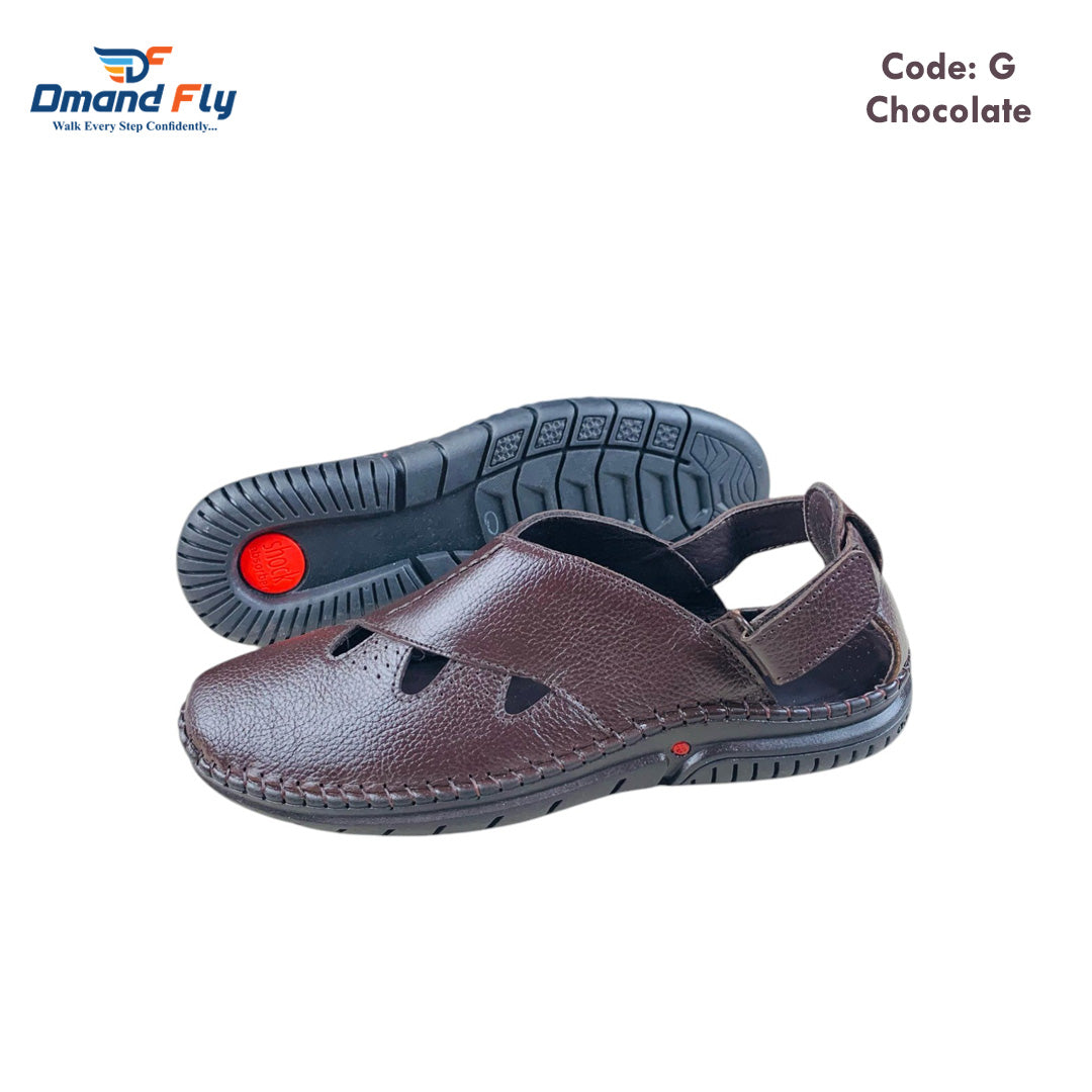 G Leather Sandal
