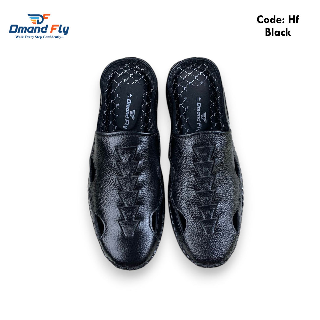 HF (Black) Leather Sandal