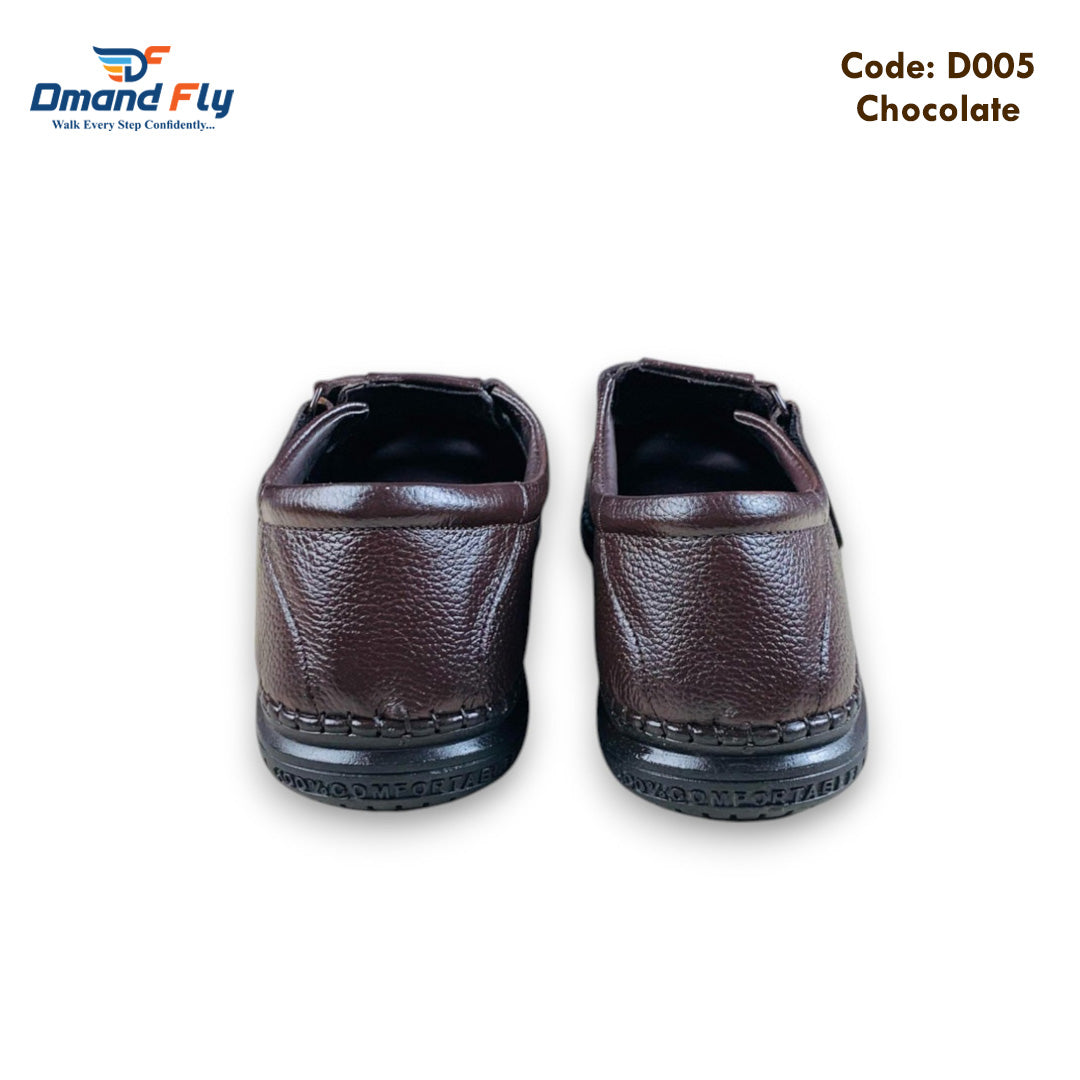 D005 Leather Sandal (Chocolate)