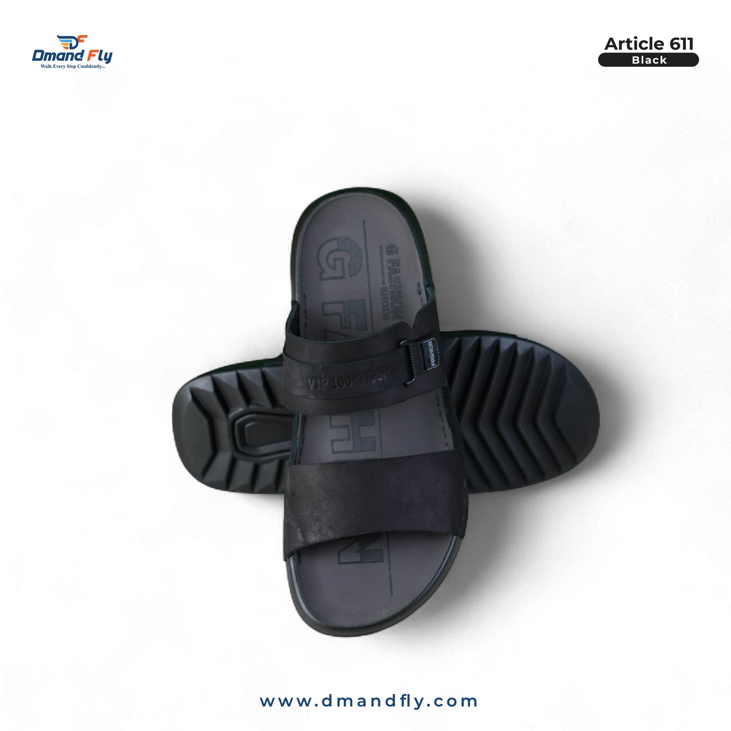 611 Sandal (Black)