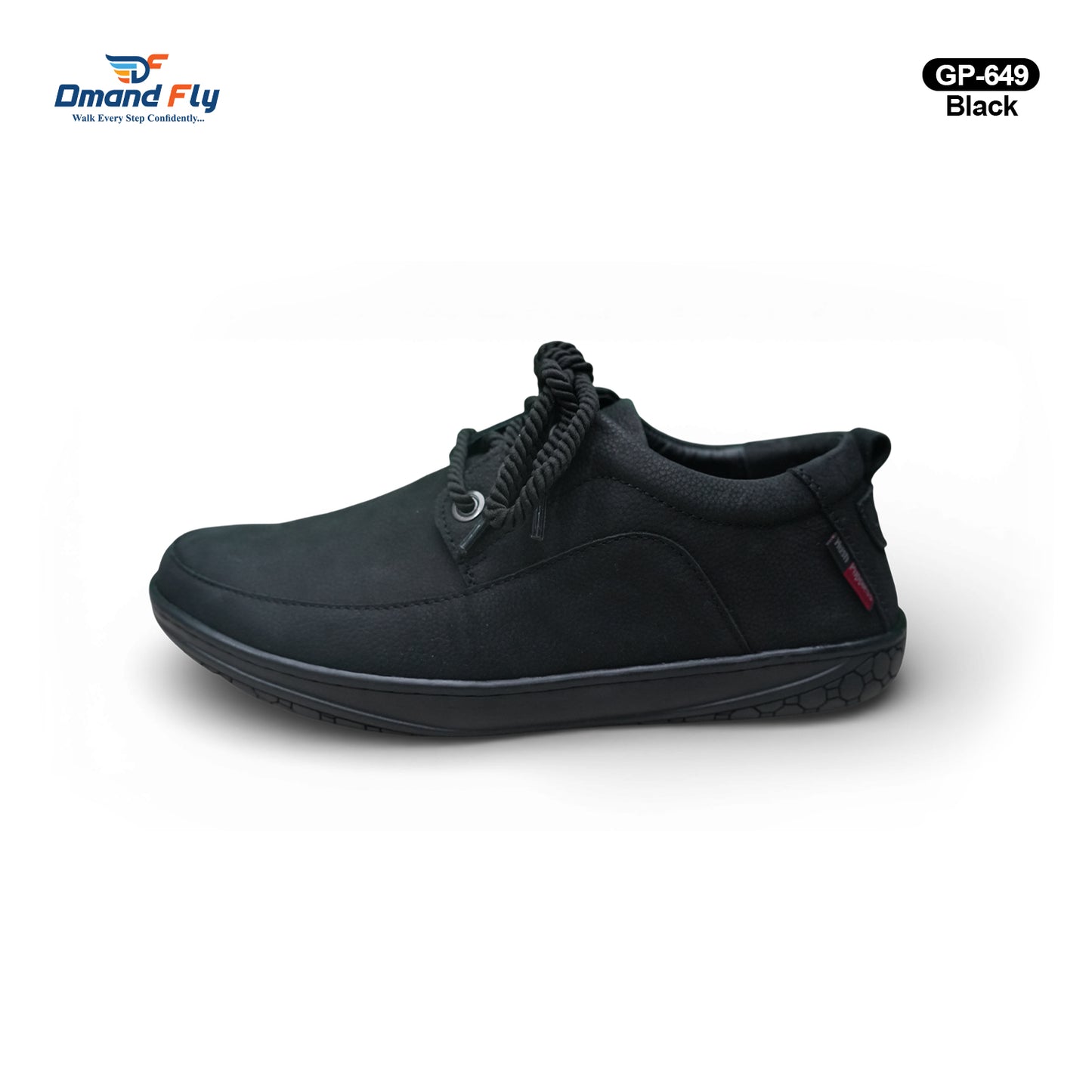 GP-649 Lace Up Casual (Black)