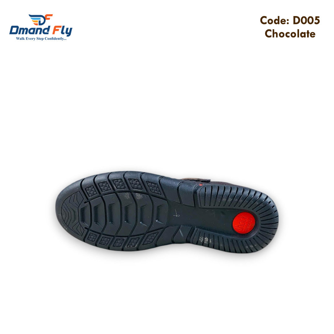 D005 Leather Sandal (Chocolate)