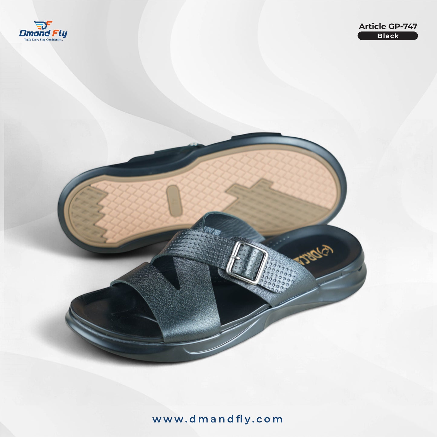 GP-0747 Sandal (Black)