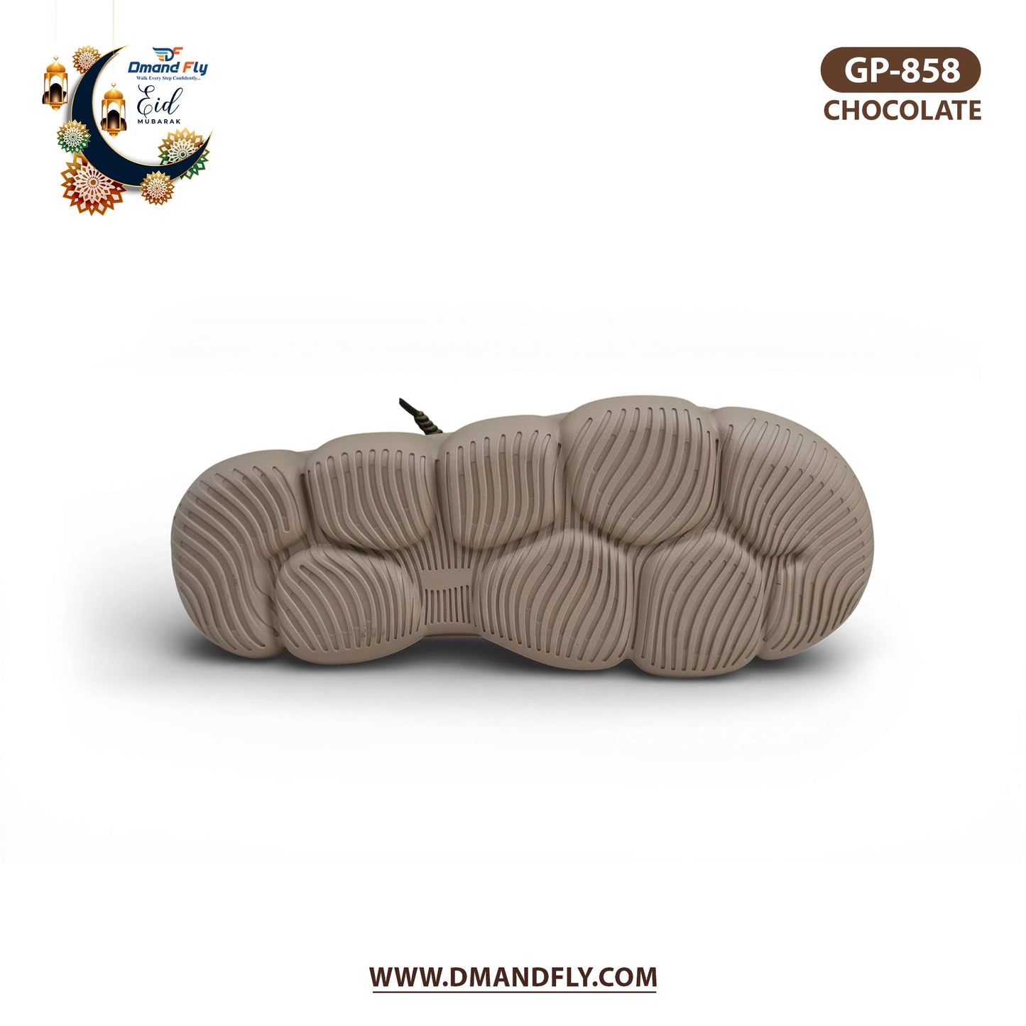 GP-858 Lace-Up Casual Shoe (Chocolate)