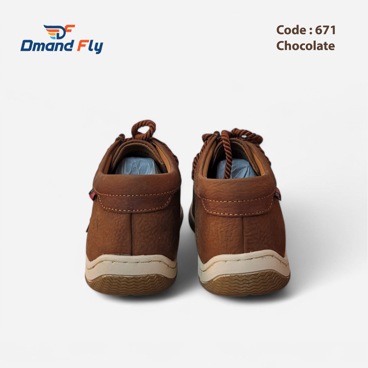 Leather Casual Shoes China Doctor Insole- DC-671 Chocolate