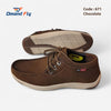 Leather Casual Shoes China Doctor Insole- DC-671 Chocolate