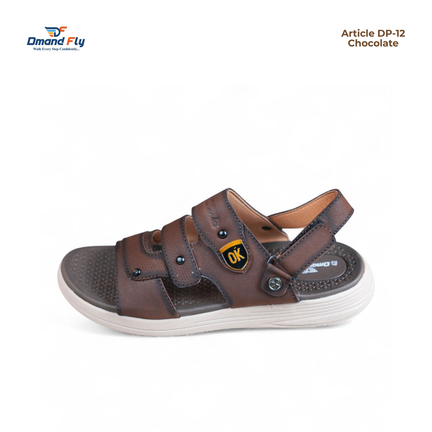 DP-12 Leather Sandal (Chocolate)
