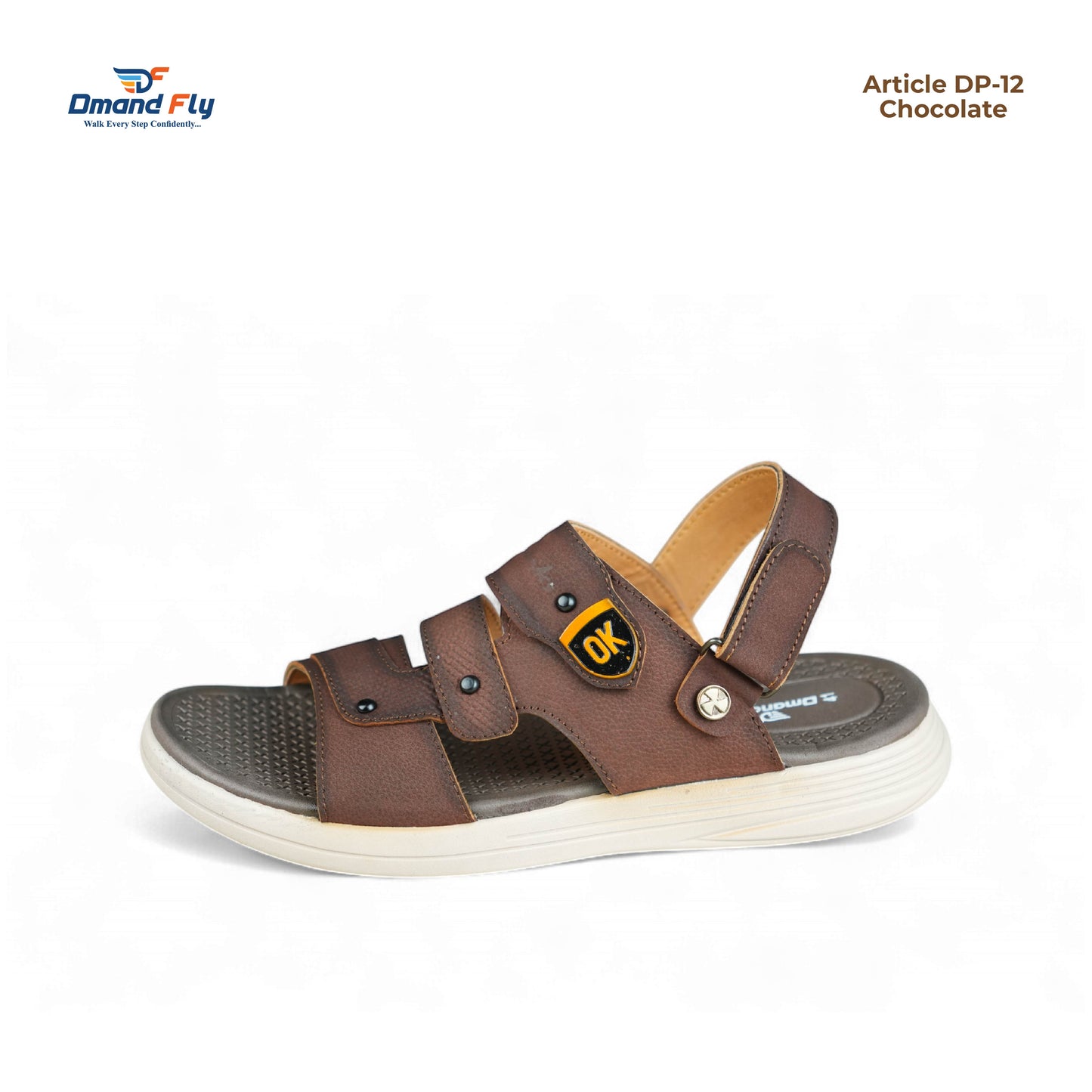 DP-12 Leather Sandal (Chocolate)