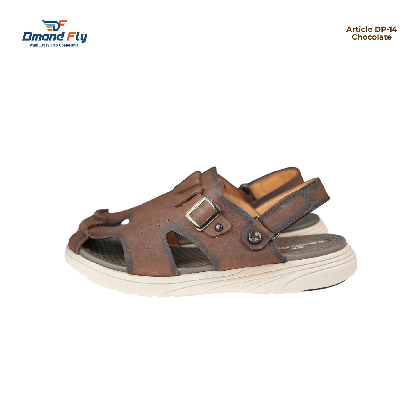 DP-14 Leather Sandal (Chocolate)