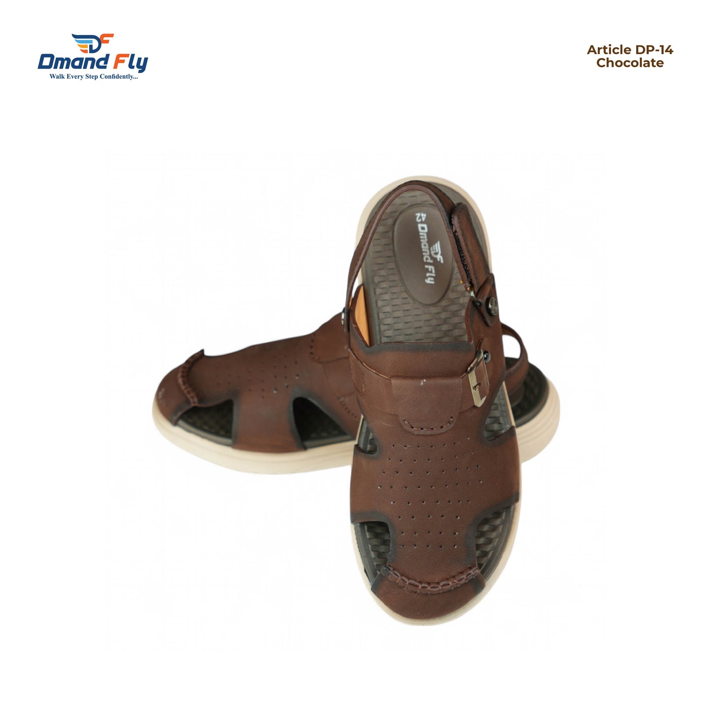DP-14 Leather Sandal (Chocolate)