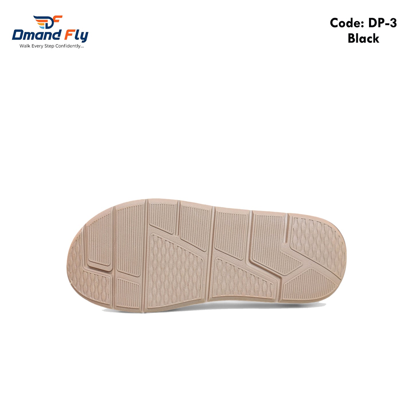 DP-3 Premium Leather Sandal (Black)