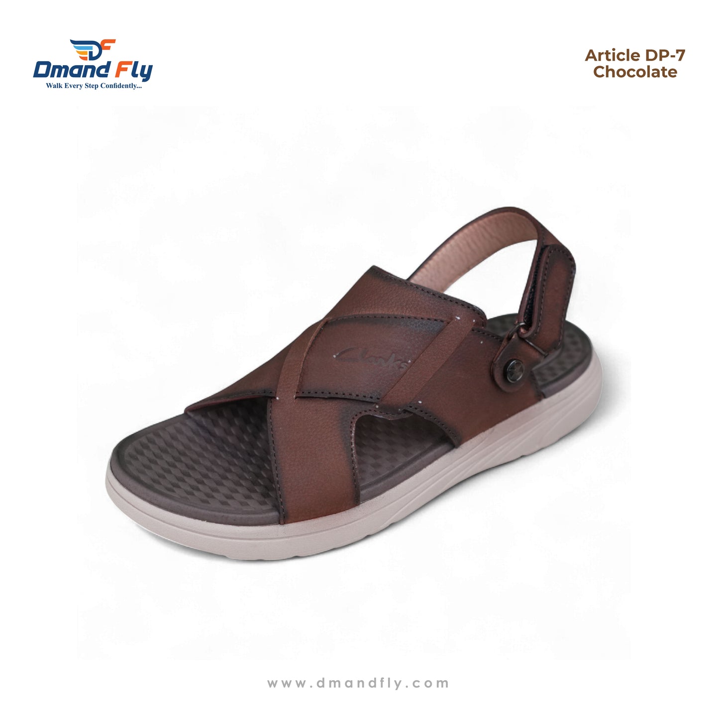 DP-7 Leather Sandal (Chocolate)