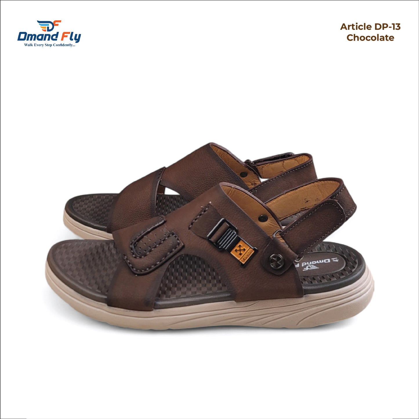DP-13 Leather Sandal (Chocolate)