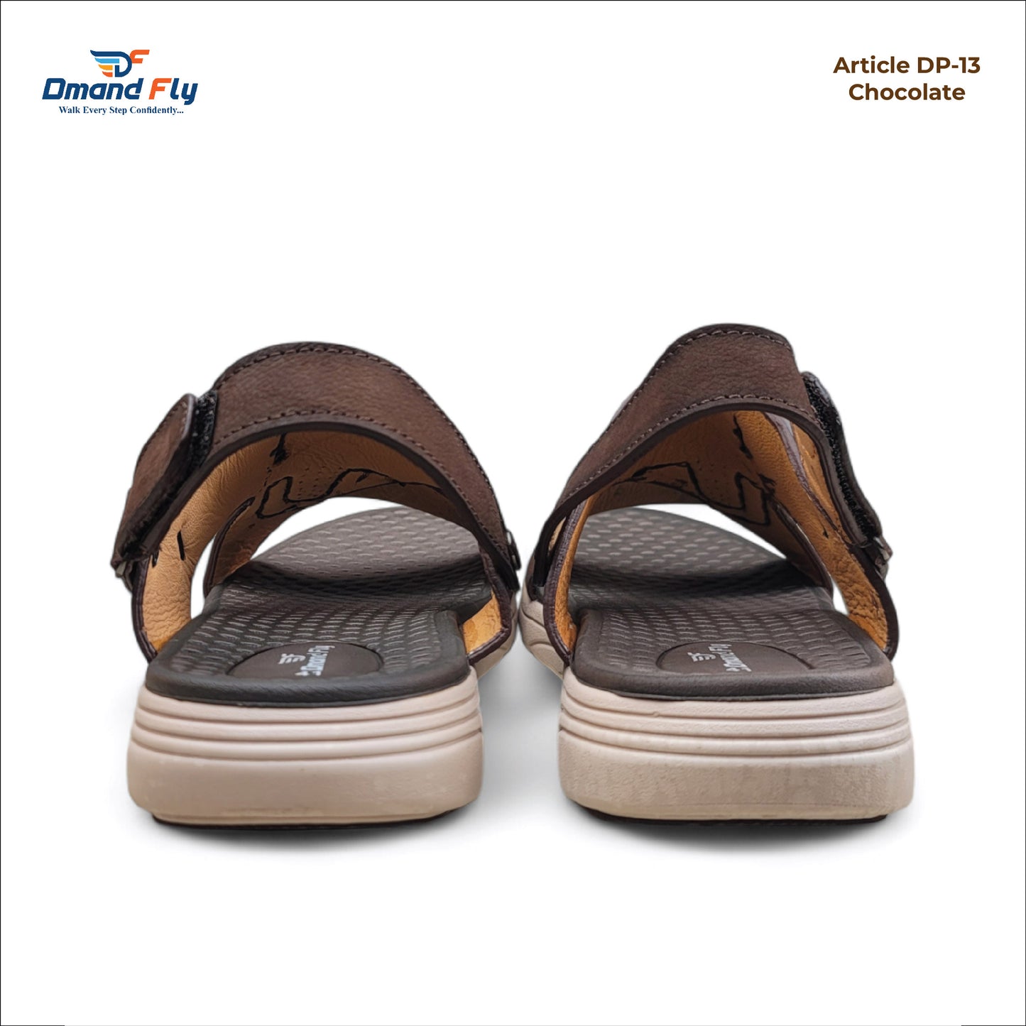 DP-13 Leather Sandal (Chocolate)