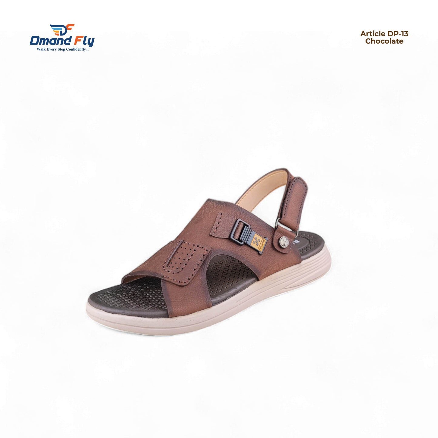 DP-13 Leather Sandal (Chocolate)
