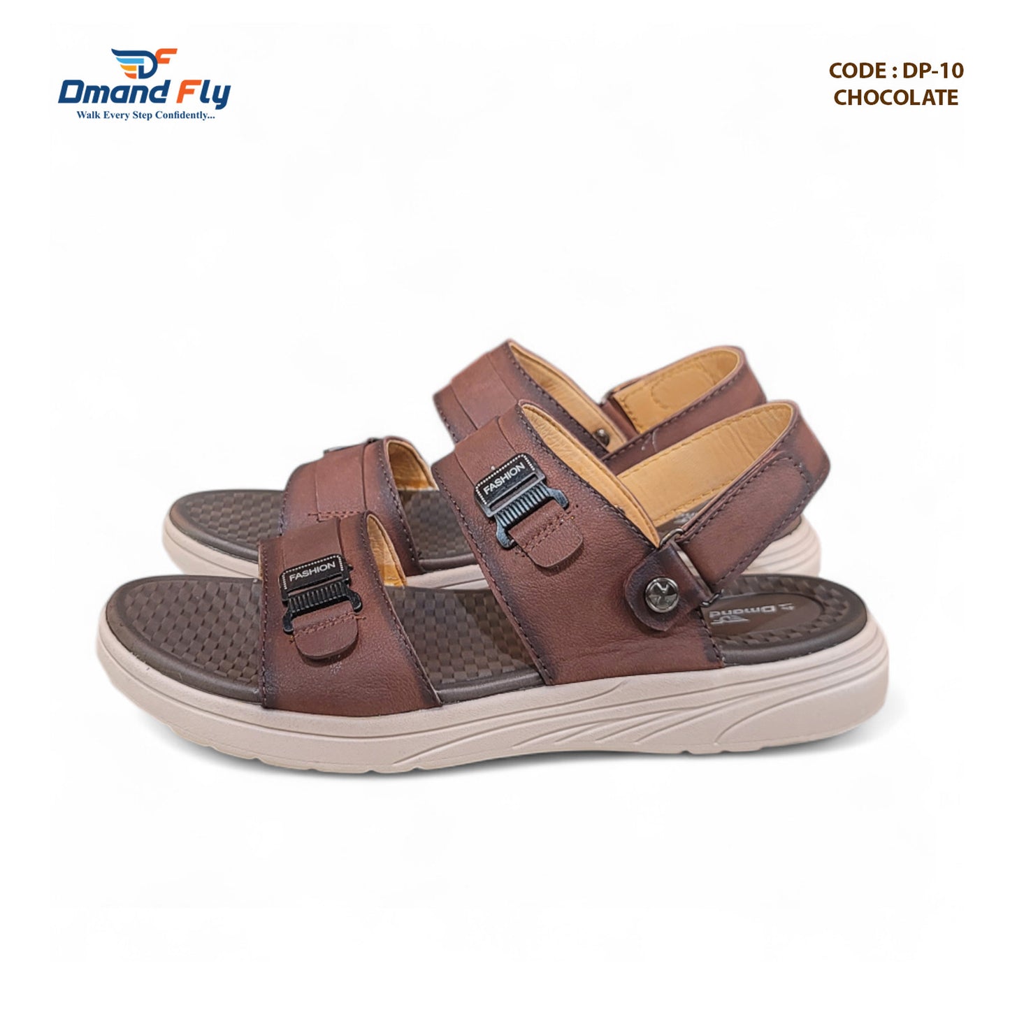 DP-10 Leather Sandal (Chocolate)