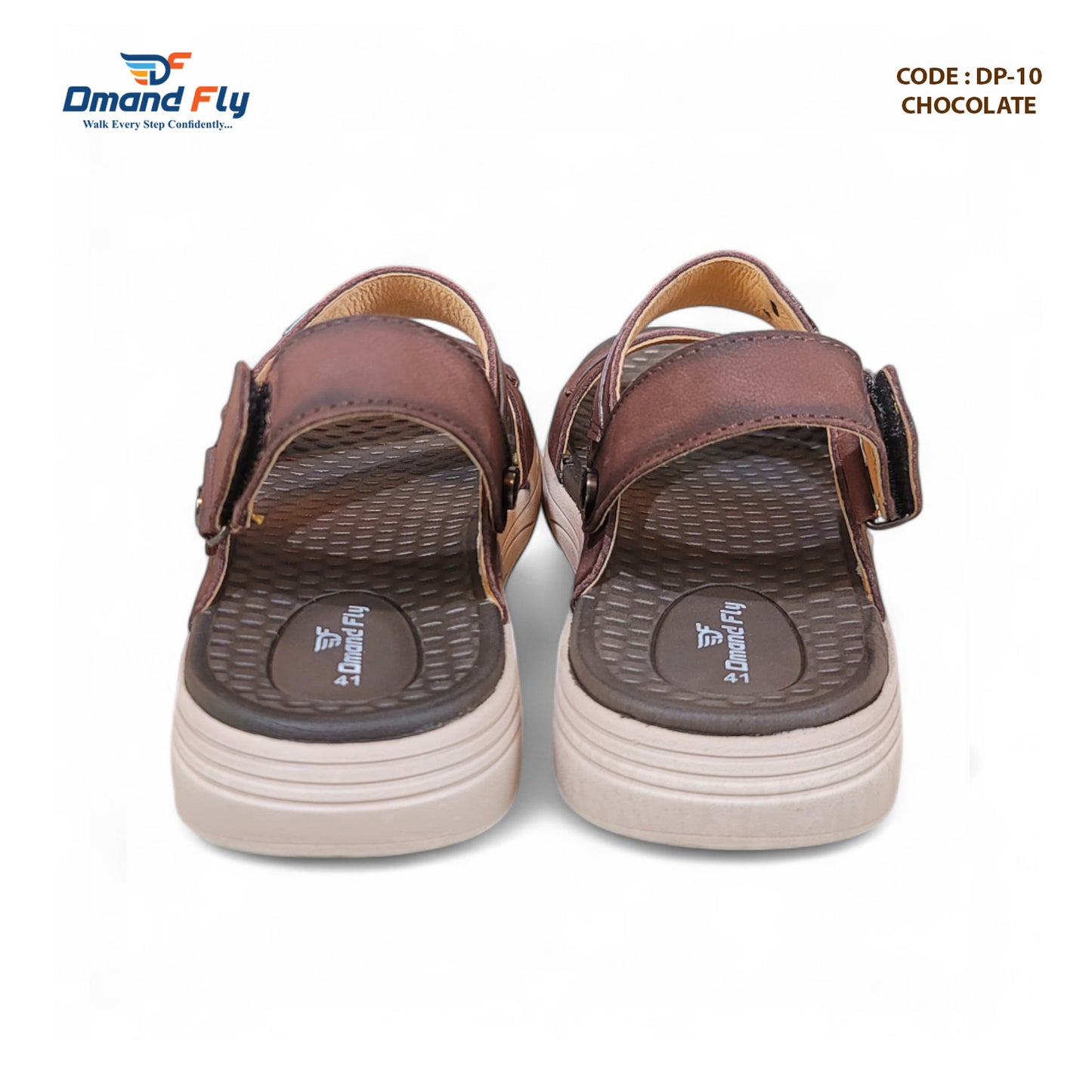 DP-10 Leather Sandal (Chocolate)
