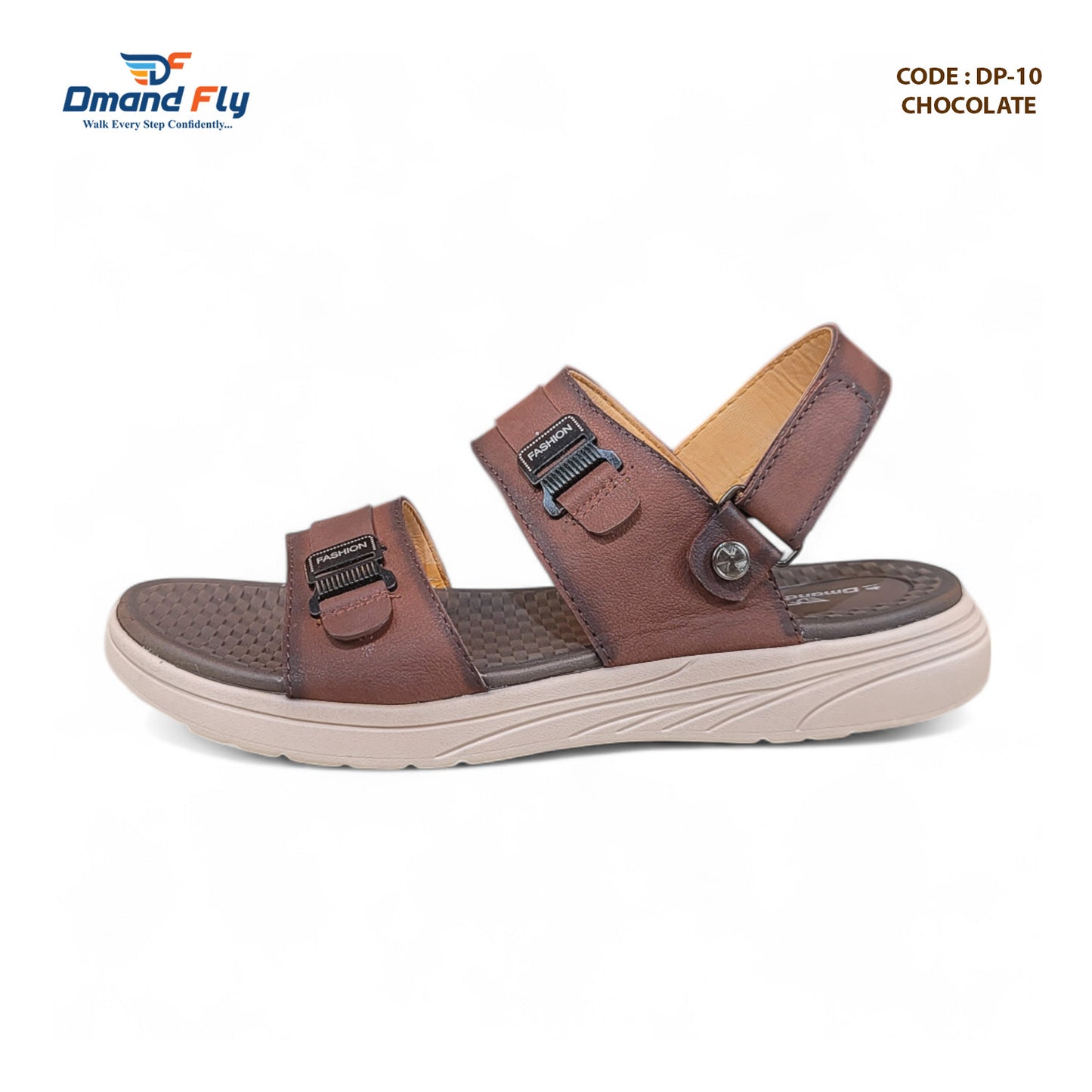 DP-10 Leather Sandal (Chocolate)