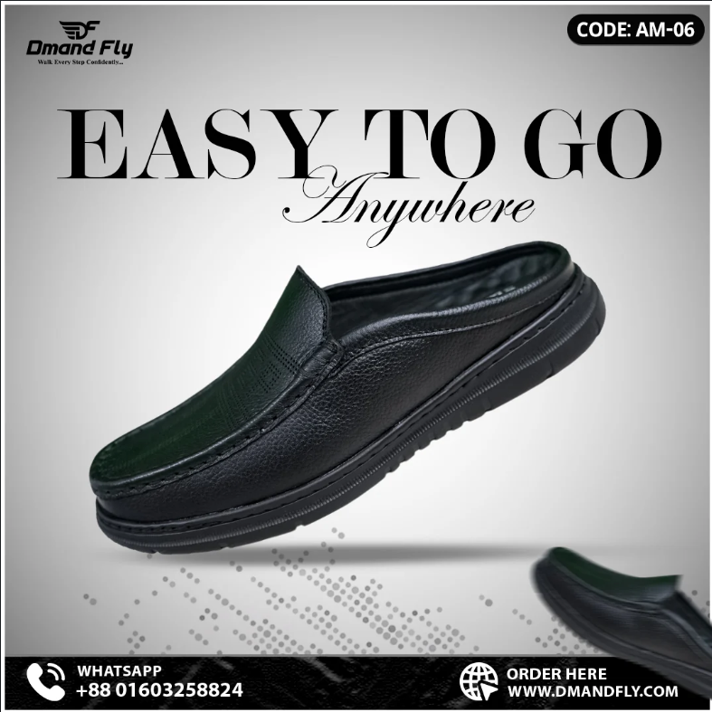 AM-06 Black Half Shoe