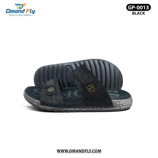 GP-0013 Leather Sandal (Black)