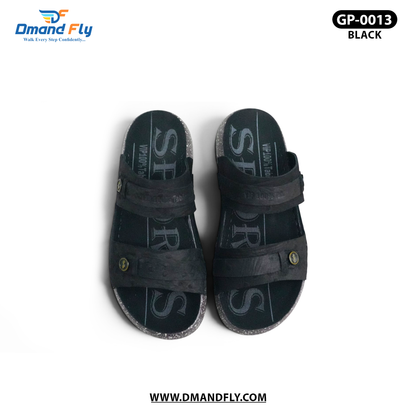 GP-0013 Leather Sandal (Black)