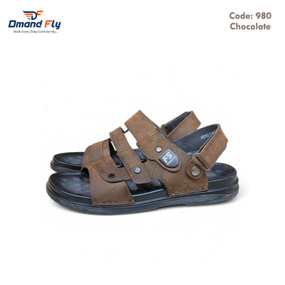 980 Leather Sandal (Chocolate)