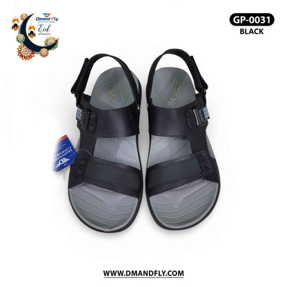 GP-0031 Leather Sandal (Black)