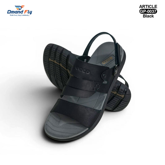 GP-0037 Leather Sandal (Black)