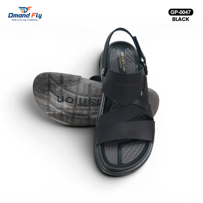 GP-0047 Leather Sandal (Black)