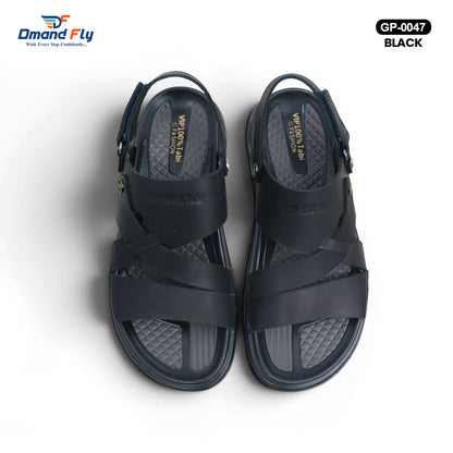 GP-0047 Leather Sandal (Black)