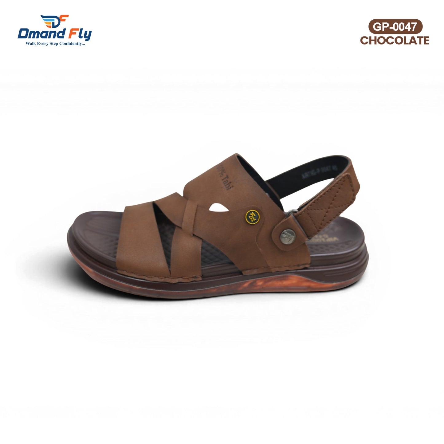 GP-0047 Leather Sandal (Chocolate)