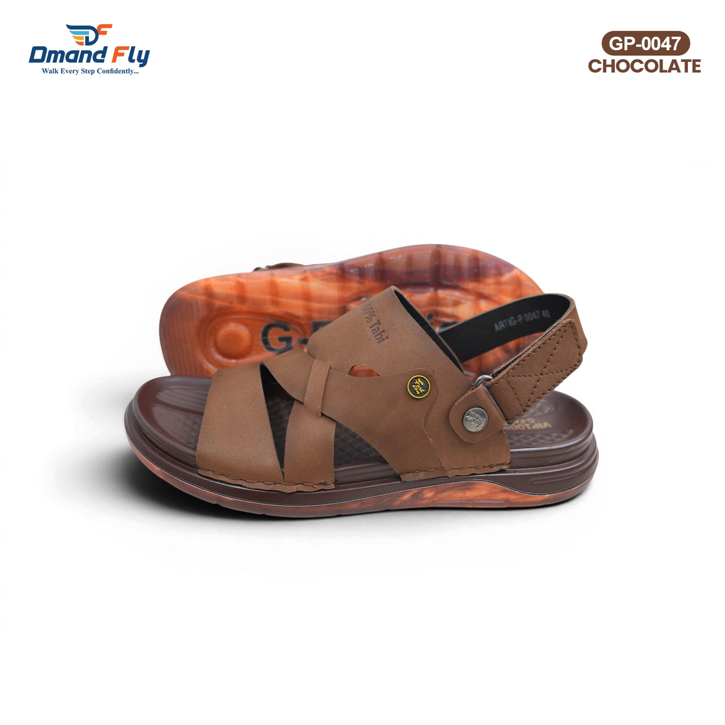 GP-0047 Leather Sandal (Chocolate)