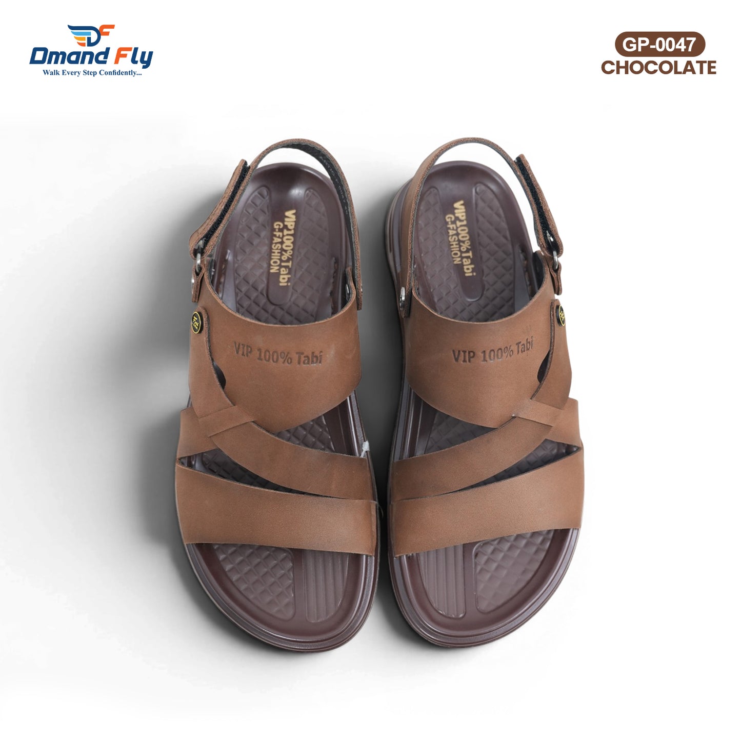 GP-0047 Leather Sandal (Chocolate)