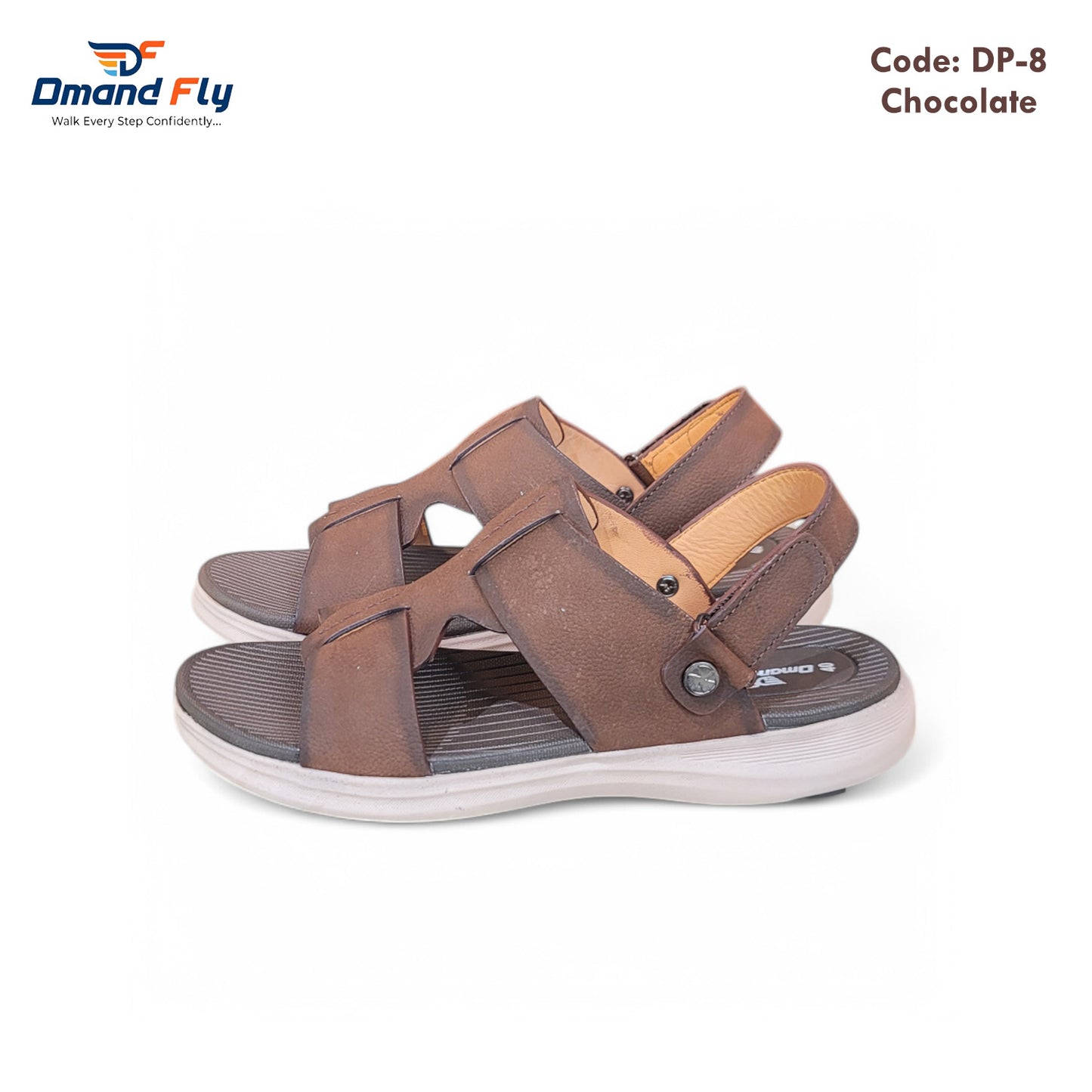 DP-8 Leather Sandal (Chocolate)