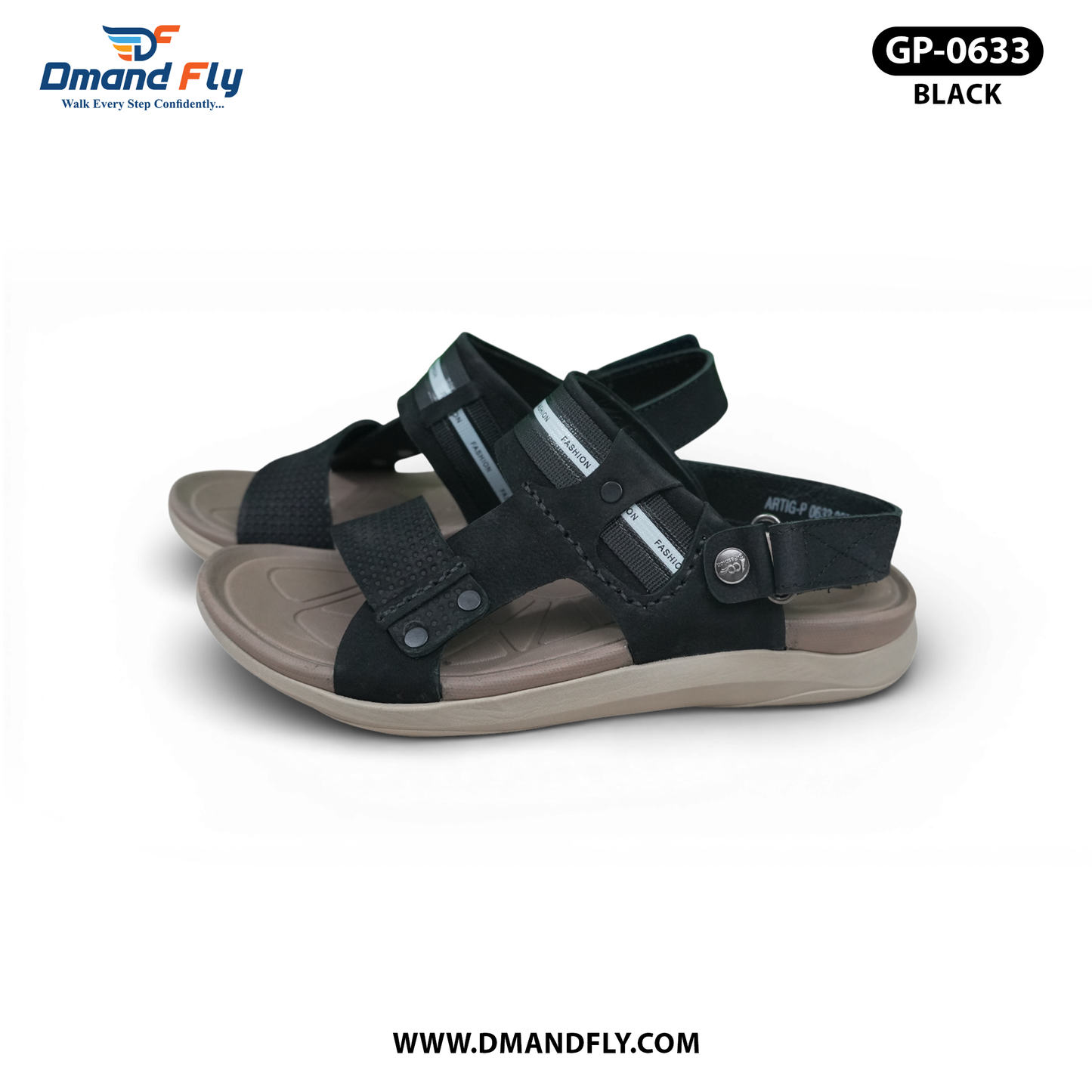 GP-0633 Sandal (Black)