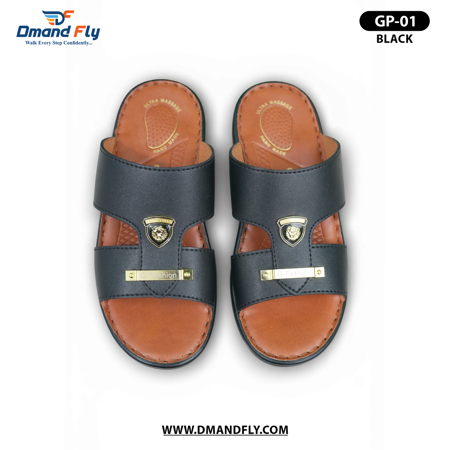GP-01 Arabian High Sandal (Black)