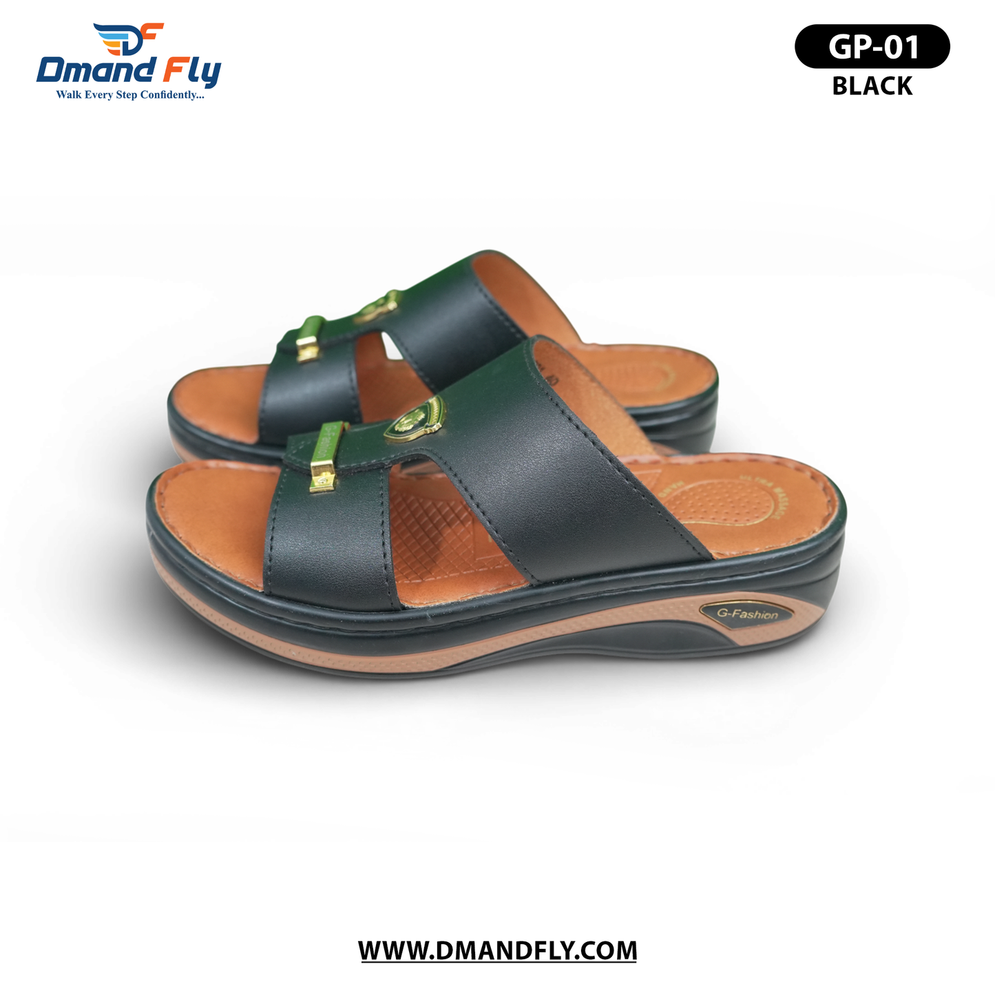 GP-01 Arabian High Sandal (Black)