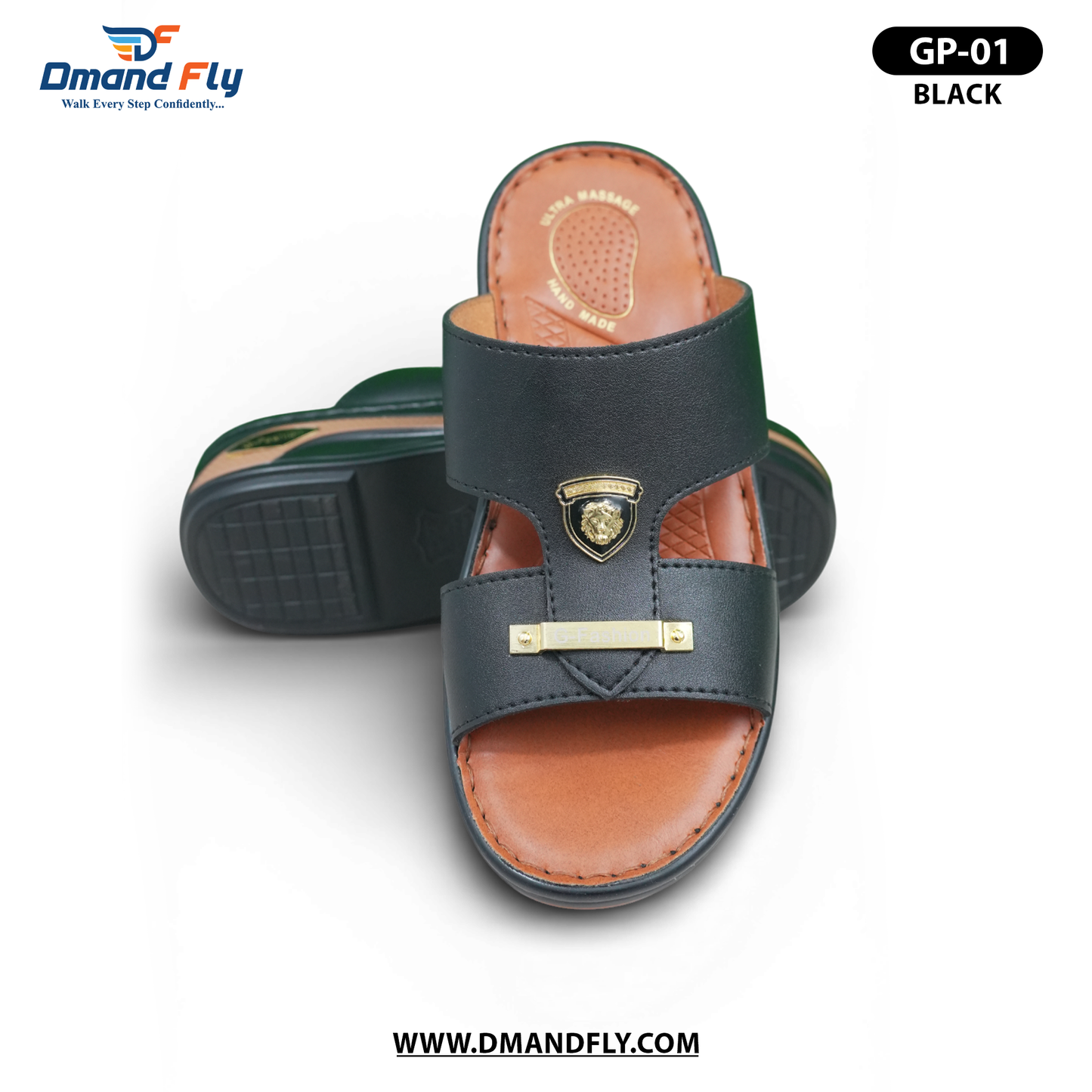 GP-01 Arabian High Sandal (Black)