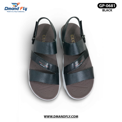 0681 Belt Sandal (Black)