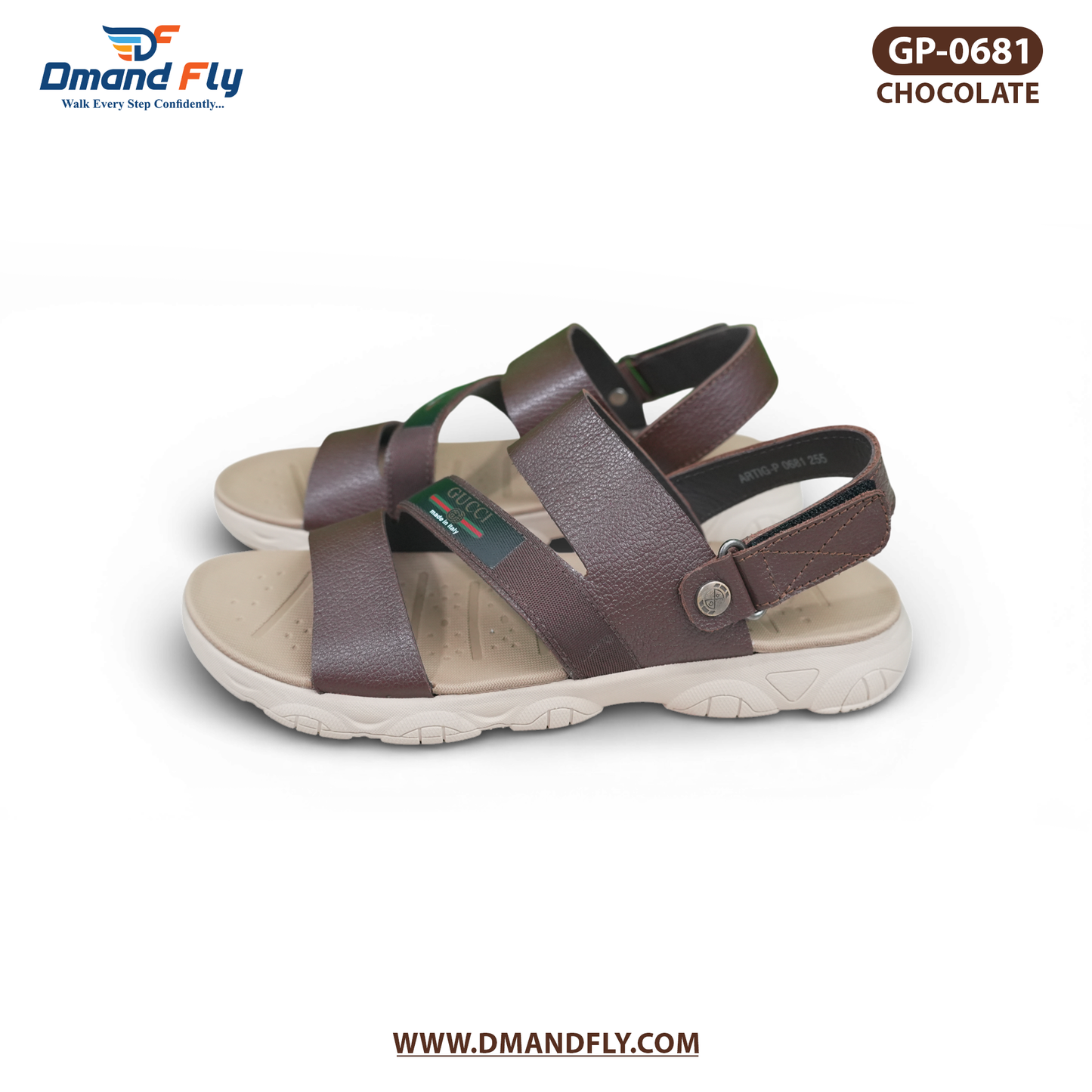 0681 Belt Sandal (Chocolate)