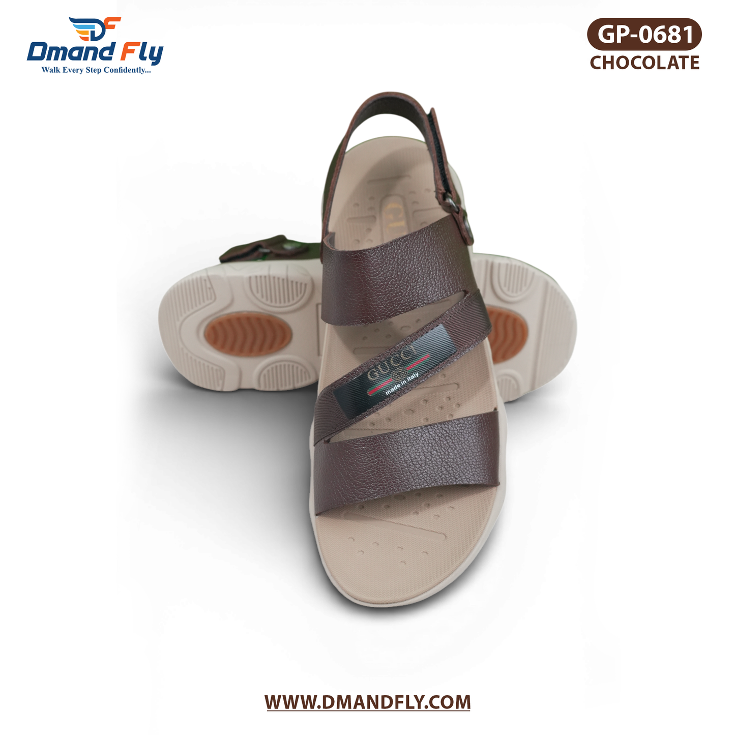 0681 Belt Sandal (Chocolate)