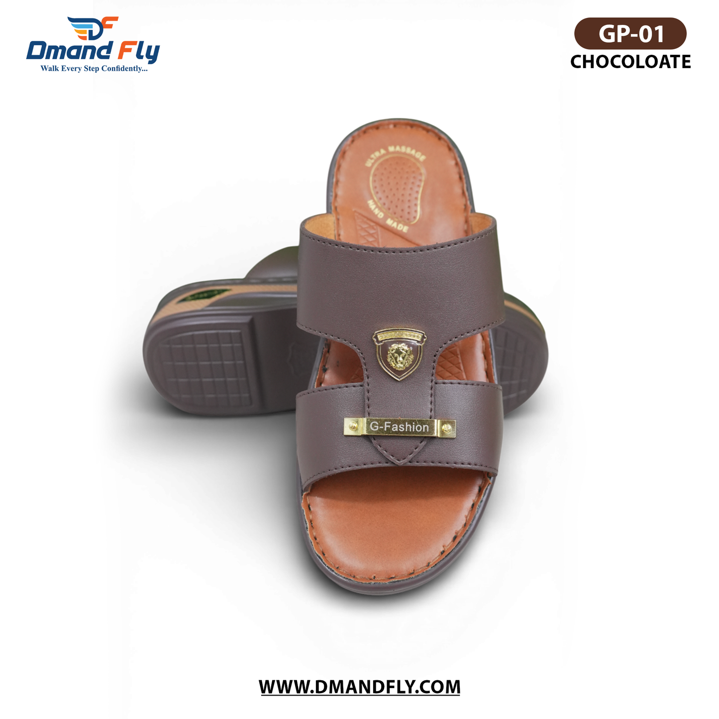 GP-01 Arabian High Sandal (Chocolate)
