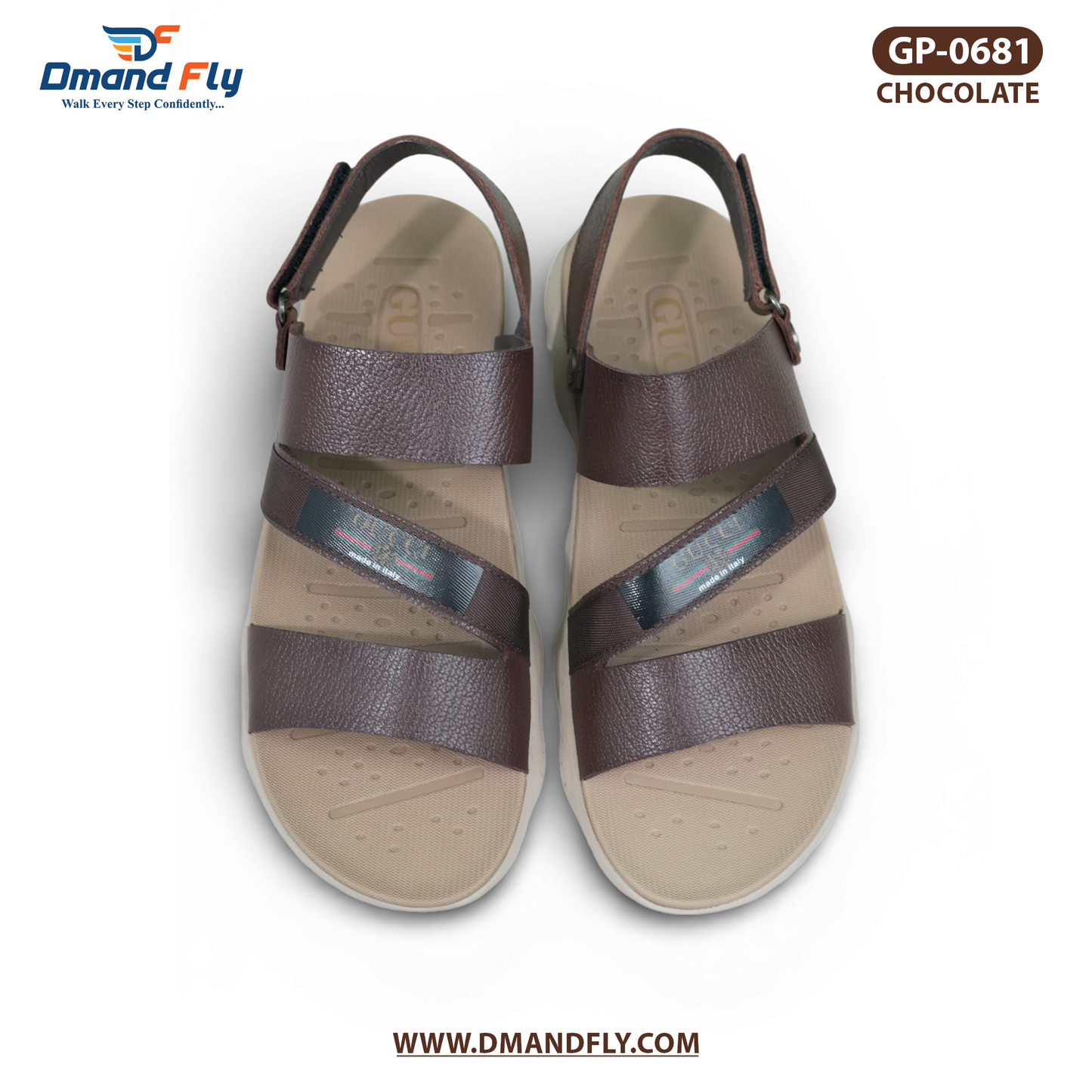 0681 Belt Sandal (Chocolate)