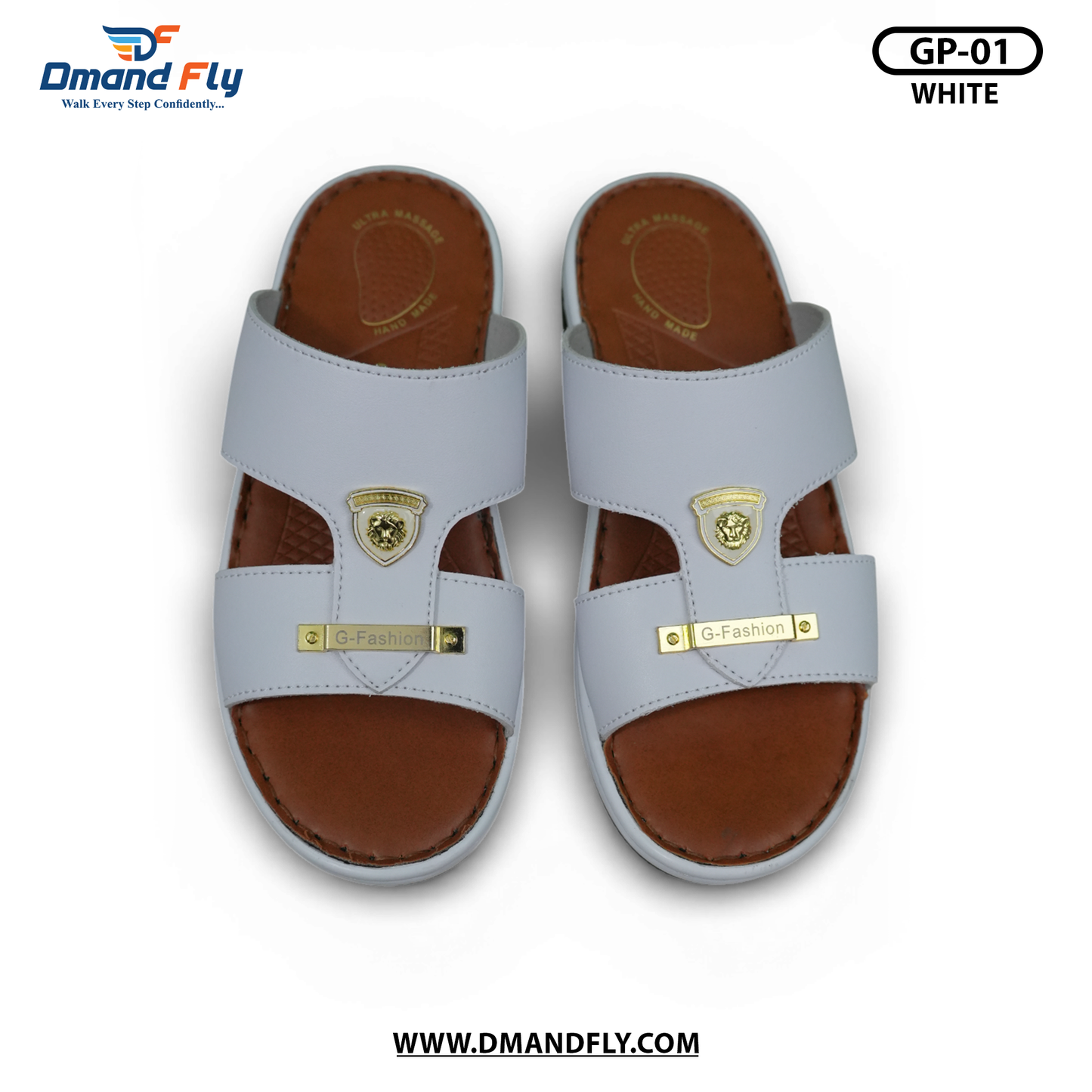 GP-01 Arabian High Sandal (White)