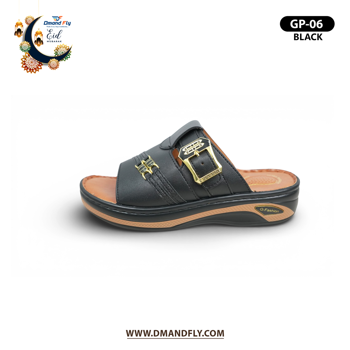 GP-06 Arabian Sandal (Black)